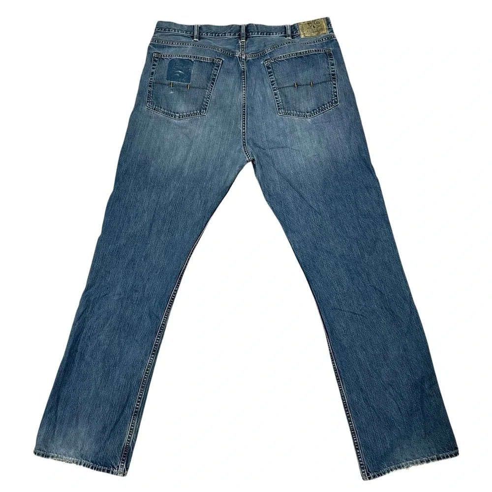 Polo Ralph Lauren Classic Fit Jeans Mens 42X36‎ Big and Tall Blue Denim Y2K